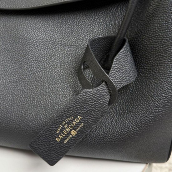 Replica Borsa tote Balenciaga Carrie Carry All Nero Imitazione Outlet Fallate