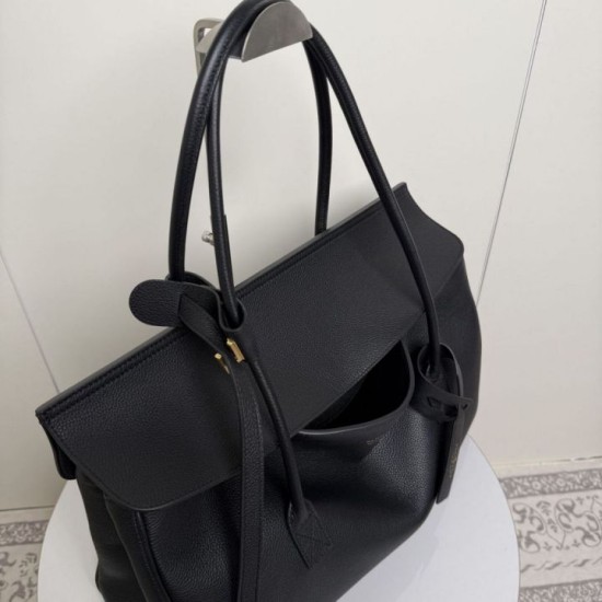 Replica Borsa tote Balenciaga Carrie Carry All Nero Imitazione Outlet Fallate