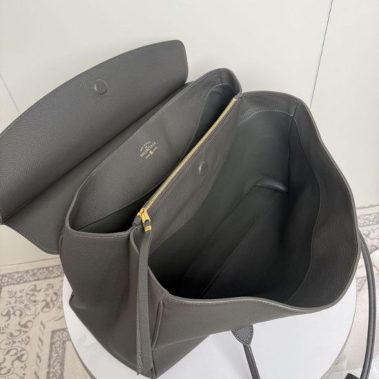 Replica Borsa tote Balenciaga Carrie Carry All Grigia Imitazione Outlet Fallate