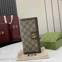 Replica Portafoglio continentale Gucci Ophidia 791746 Marrone Imitazione Outlet Fallate