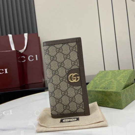 Replica Portafoglio continentale Gucci Ophidia 791746 Marrone Imitazione Outlet Fallate