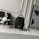 Replica Zaino Chanel Mini Classic trapuntato con logo CC AP3663 Nero Imitazione Outlet Fallate