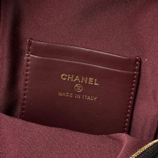 Replica Zaino Chanel Mini Classic trapuntato con logo CC AP3663 Nero Imitazione Outlet Fallate