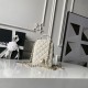Replica Zaino Chanel Mini Classic trapuntato con logo CC AP3663 bianco Imitazione Outlet Fallate