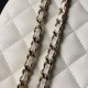 Replica Zaino Chanel Mini Classic trapuntato con logo CC AP3663 bianco Imitazione Outlet Fallate