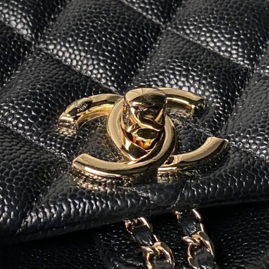 Replica Zaino Chanel Duma piccolo 21cm nero Imitazione Outlet Fallate