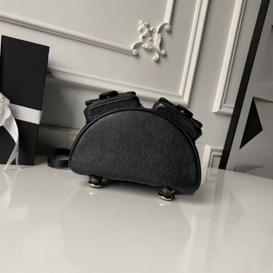 Replica Zaino Chanel Duma piccolo 21cm nero Imitazione Outlet Fallate