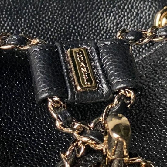Replica Zaino Chanel Duma piccolo 21cm nero Imitazione Outlet Fallate