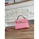 Replica Borsa Hermes Mini Kelly II Sellier Epsom Arancio Imitazione Outlet Fallate