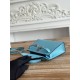 Replica Borsa Hermes Mini Kelly II Sellier Epsom Azzurro chiaro Imitazione Outlet Fallate