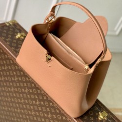 Replica Borsa Louis Vuitton Capucines MM M26259 Marrone Imitazione Outlet Fallate