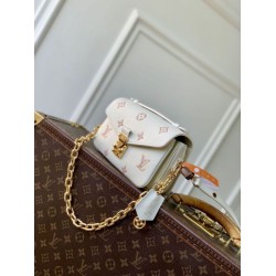 Replica Borsa Louis Vuitton Pochette Métis East West M27575 bianca Falso Online Replica Borsa Louis Vuitton Pochette Métis East West M27575 bianca Imitazione Outlet Fallate