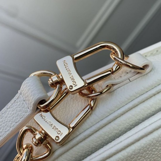 Replica Borsa Louis Vuitton Pochette Métis East West M27575 bianca Imitazione Outlet Fallate