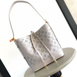 Replica Borsa a secchiello Louis Vuitton Flore M12496 M12139 grigia Imitazione Outlet Fallate