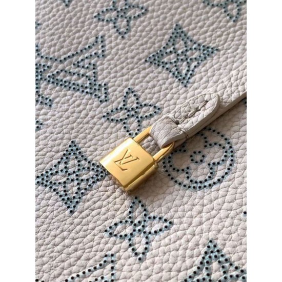 Replica Borsa a secchiello Louis Vuitton Flore M12496 M12139 grigia Imitazione Outlet Fallate