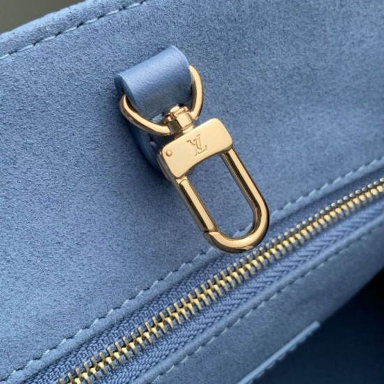 Replica Borsa tote Louis Vuitton OnTheGo PM M28181 blu Falso Online Replica Borsa tote Louis Vuitton OnTheGo PM M28181 blu Imitazione Outlet Fallate