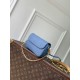 Replica Portafoglio Louis Vuitton con catena Ivy M27755 Blu Imitazione Outlet Fallate