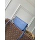 Replica Portafoglio Louis Vuitton con catena Ivy M27755 Blu Imitazione Outlet Fallate