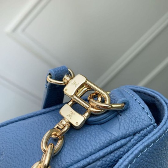 Replica Portafoglio Louis Vuitton con catena Ivy M27755 Blu Imitazione Outlet Fallate