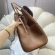 Repliche Perfette Borsa shopping grande Chanel 26S Jennie AS6289 marrone Imitazione Outlet