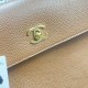 Repliche Perfette Borsa shopping grande Chanel 26S Jennie AS6289 marrone Imitazione Outlet