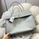 Repliche Perfette Borsa shopping grande Chanel 26S Jennie AS6289 Azzurro Imitazione Outlet