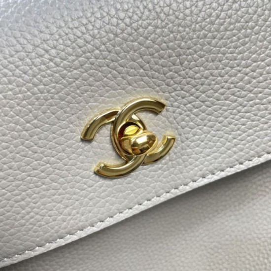 Repliche Perfette Borsa shopping grande Chanel 26S Jennie AS6289 Azzurro Imitazione Outlet
