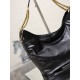 Replica Borsa a tracolla YSL Saint Laurent Hortense Hobo nera Ralsa Online Repliche Perfette Borsa a tracolla YSL Saint Laurent Hortense Hobo nera Imitazione Outlet
