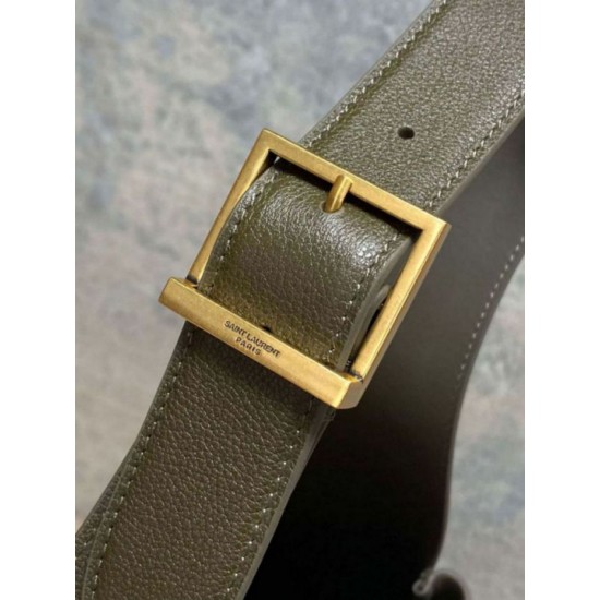 Repliche Perfette Borsa Hobo Grande YSL Saint Laurent Le 5 à 7 morbida muschio chiaro Imitazione Outlet