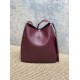 Repliche Perfette Borsa Hobo Grande YSL Saint Laurent Le 5 à 7 morbida Borgogna Imitazione Outlet