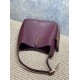 Repliche Perfette Borsa Hobo Grande YSL Saint Laurent Le 5 à 7 morbida Borgogna Imitazione Outlet