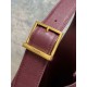 Repliche Perfette Borsa Hobo Grande YSL Saint Laurent Le 5 à 7 morbida Borgogna Imitazione Outlet