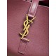 Repliche Perfette Borsa Hobo Grande YSL Saint Laurent Le 5 à 7 morbida Borgogna Imitazione Outlet