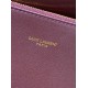 Repliche Perfette Borsa Hobo Grande YSL Saint Laurent Le 5 à 7 morbida Borgogna Imitazione Outlet