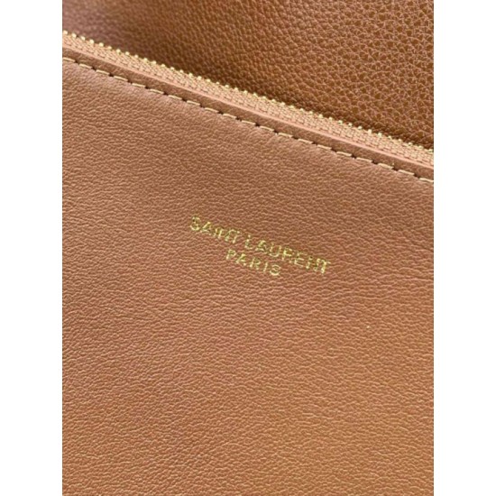 Repliche Perfette Borsa Hobo Grande YSL Saint Laurent Le 5 à 7 morbida marrone Imitazione Outlet