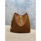 Repliche Perfette Borsa Hobo Grande YSL Saint Laurent Le 5 à 7 morbida marrone Imitazione Outlet