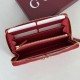 Repliche Perfette Portafoglio Gucci GG Marmont trapuntato con cerniera 443123 Rosso Imitazione Outlet