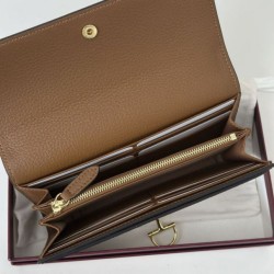 Repliche Perfette Portafoglio continentale Gucci Softbit 828147 Marrone Imitazione Outlet