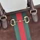 Repliche Perfette Borsa Gucci Borsetto Boston media 866732 Scamosciata marrone Imitazione Outlet