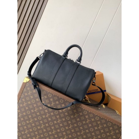 Repliche Perfette Borsa Louis Vuitton Keepall Bandoulière 35 M15249 Nero Imitazione Outlet