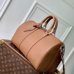 Repliche Perfette Borsa Louis Vuitton Keepall Bandoulière 35 M25980 Marrone Imitazione Outlet
