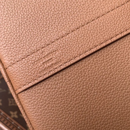 Repliche Perfette Borsa Louis Vuitton Keepall Bandoulière 35 M25980 Marrone Imitazione Outlet