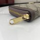 Repliche Perfette Portafoglio Gucci Ophidia con cerniera GG Supreme 772305 marrone Imitazione Outlet