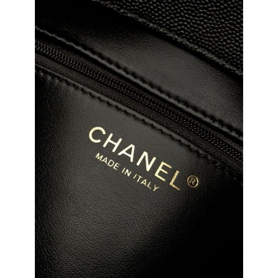 Perfette Replica Borsa a tracolla Chanel 26P Preppy Coco AP6130 nera Imitazione Outlet