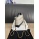 Perfette Replica Borse Chanel 26P Vanity con catena AP5186 scamosciata di vitello grigia Imitazione Outlet