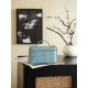 Perfette Replica Chanel 26P Beauty case sottile con manico superiore trapuntato e catena AP5100 Blu Imitazione Outlet