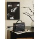 Perfette Replica Chanel 26P Beauty case sottile con manico superiore trapuntato e catena AP5100 nero Imitazione Outlet
