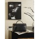 Perfette Replica Chanel 26P Beauty case sottile con manico superiore trapuntato e catena AP5100 nero Imitazione Outlet
