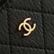 Perfette Replica Chanel 26P Beauty case sottile con manico superiore trapuntato e catena AP5100 nero Imitazione Outlet