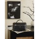 Perfette Replica Chanel 26P Beauty case sottile con manico superiore trapuntato e catena AP5100 nero Imitazione Outlet